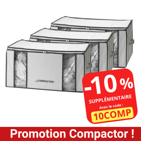 Super réduction 3 housses vide Compactor gros volume contenance 210L