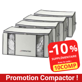 Prix promo de 4 housses sous vide Compactor grande capacité XXL 210L