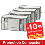 Prix promo de 4 housses sous vide Compactor grande capacité XXL 210L