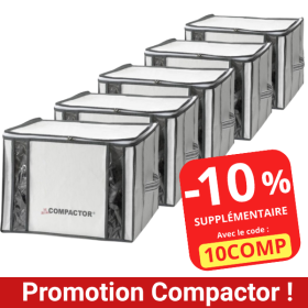 Maxi promotion 4 housses de rangement sous vide Compactor 125 Litres
