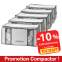 Promotion : de 5 housses sous vide Compactor grande capacité XXL 210L