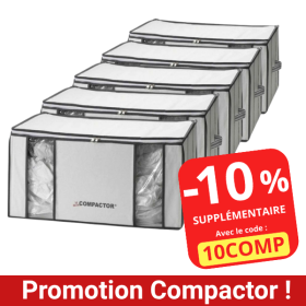 Promotion : de 5 housses sous vide Compactor grande capacité XXL 210L