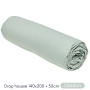Drap Housse 140X200 +30  2 personnes Coton 57 fils  Vert Céladon