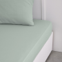 Drap Housse 140X200 +30  2 personnes Coton 57 fils  Vert Céladon