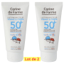 Lot de 2 - Crème protectrice pour le visage et le corps des bébés Kids Fps 50+