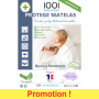 protège matelas respirant imperméable sans produit chimique 80x160 cm