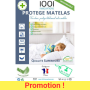protège matelas respirant imperméable sans produit chimique 80x200 cm