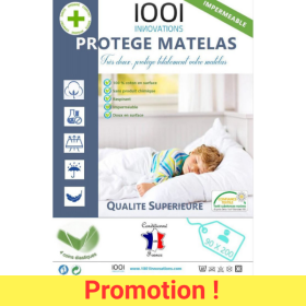 protège matelas respirant imperméable sans produit chimique 90x200 cm
