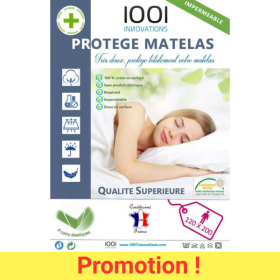 Protège matelas Super Imperméable sans produit chimique 120x200 cm