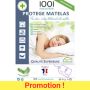 protège matelas respirant imperméable sans produit chimique 135x190 cm