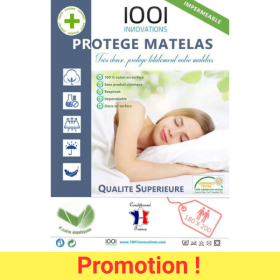 protège matelas respirant imperméable sans produit chimique 150x200 cm