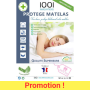 protège matelas respirant imperméable sans produit chimique 200x200 cm