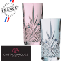 4 Verres hauts lilas et gris bleuté 28 cl Salzburg