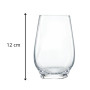 Lot de 2 verres haut 37 cl Cristalin Cristal d'Arques