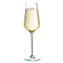 4 flûtes à Champagne 23 cl Cristallin - Cristal d'Arques - Verre ultra transparent