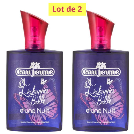 Lot de 2 - Eau Jeune L'échappée Belle d'une Nuit 75 ml
