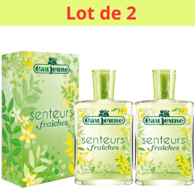 Lot de 2 - Eau Jeune - Eau de Toilette Senteurs Fraîches -75 ml