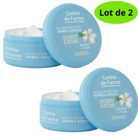 Lot de 2 - Corine de Farme Baume Réparateur Après-Soleil au Monoï de Tahiti 150 ml