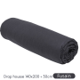 copie de Drap Housse 140X200+30 2 personnes Coton 57 fils Gris foncé Fusain
