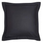 Taie d’oreiller TODAY Essential 63 × 63 cm gris foncé fusain en coton