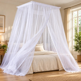 Baldaquin anti-ondes Magellan pour lit simple ou double