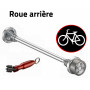 Antivol vélo pour roues de vélo - roue arrière