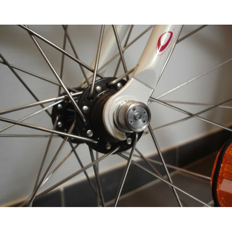 Levier Antivol Dégagement Rapide Vélo - Axe Roue VTT/Vélo Route, Kit Sécurité Noir