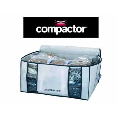 Promo Compactor 2 housses rangement sous vide XXL 210L, lots pas chers noir