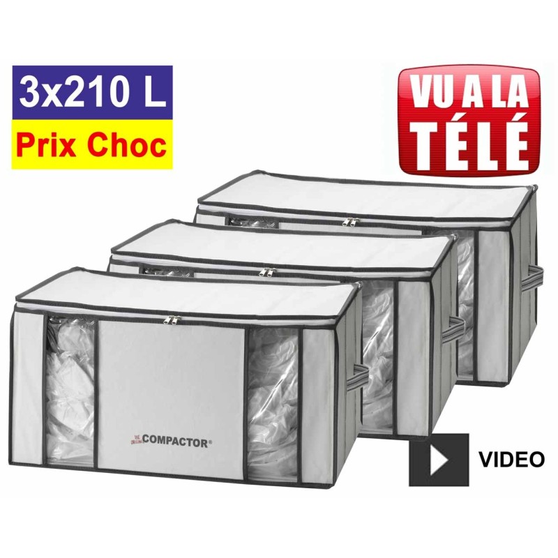 Promo Lot 2 housses compactor xxl 210 l chez Hyper U