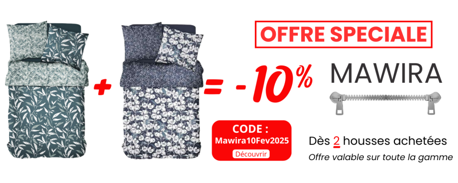 Housses de couette pour lits 2 personnes Mawira