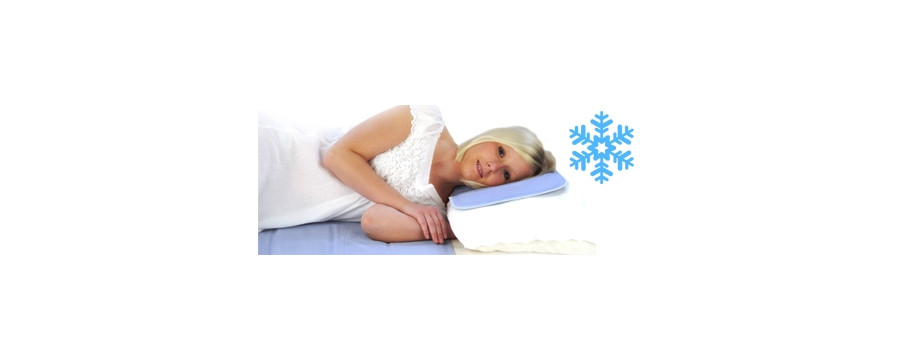 Sur-matelas & sur-oreiller frais avec gel ou électrique anti canicule