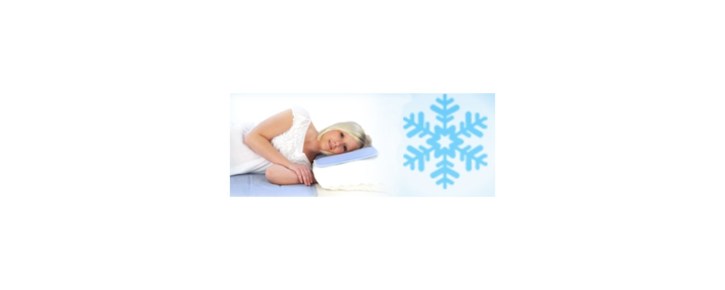 CoolComfort - surmatelas et oreiller frais, rafraichissants et refroidissants – anti chaleur nocturne