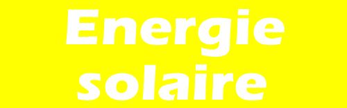 Energie solaire