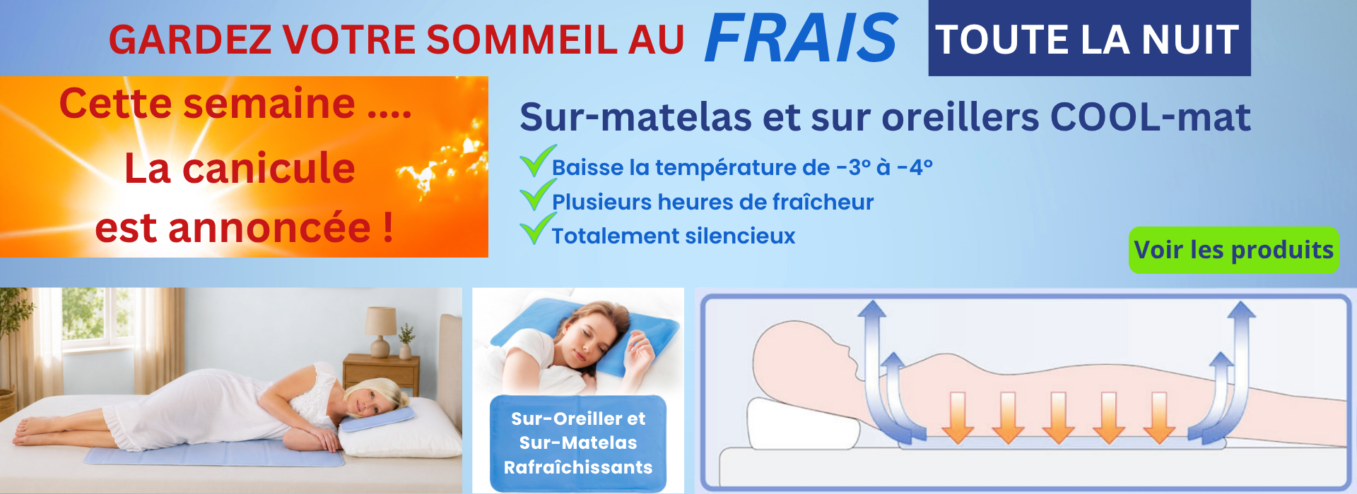 Gardez votre sommeil au frais