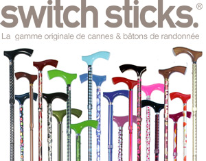 Cannes et bâtons de marche SWITCH STICKS