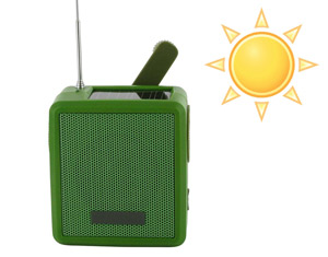 Radio solaire ecologique pour randonnee, pique-nique