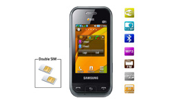 mobile double sim samsung e2652