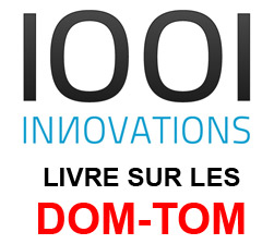 1001innovations livre la Guadeloupe, la Martinique, la Reunion...