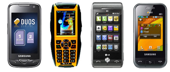 telephone portable dual sim