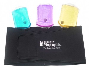 Ceinture chaleur dorsale Bouillotte Magique avec chaufferettes