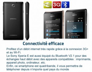 Xperia nouveau tel sony