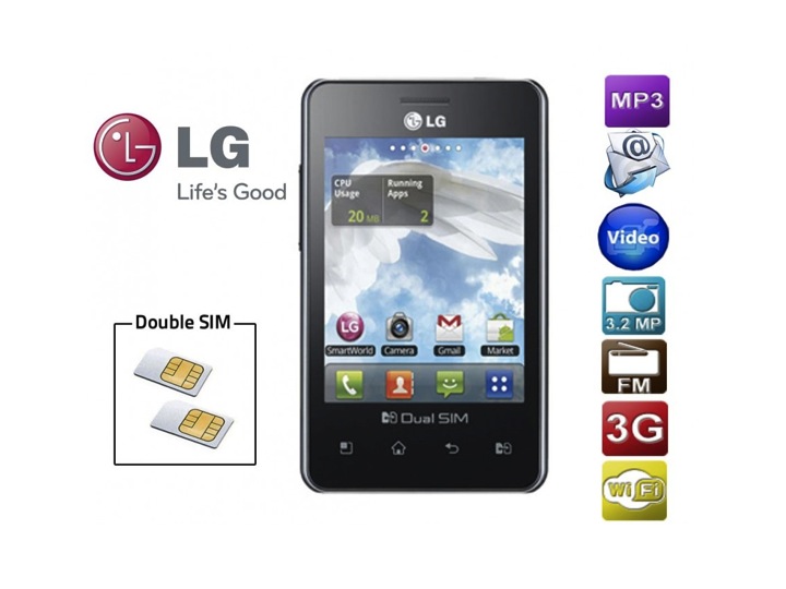 Dual SIM android LG 405