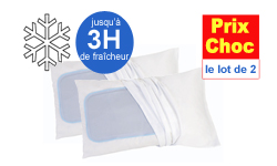 SUPER PROMOS : Sur-matelas et sur-oreillers rafraîchissants !