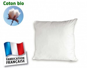 oreiller made in france coton bio