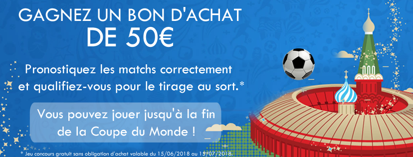 Jouez et gagnez un bon d&rsquo;achat de 50€