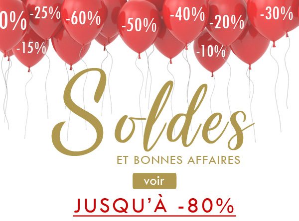 Soldes jusqu’à -80% !