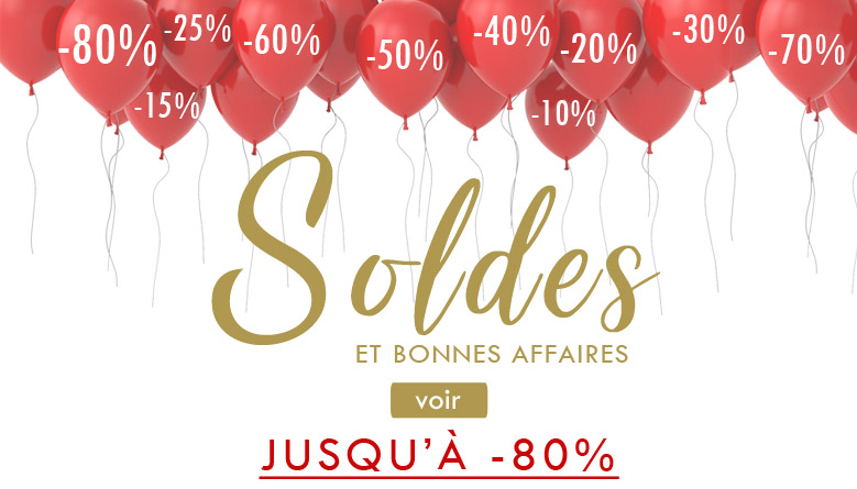 Soldes jusqu’à -80% !