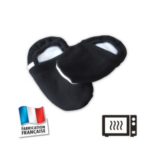 Chaussons bouillottes noirs