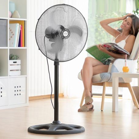 Ventilateur sur pied élégant 
75W