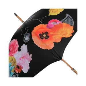 Parapluie long fleuri